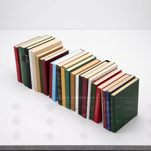 精品書籍3D模型 收藏與設計的藝術融合